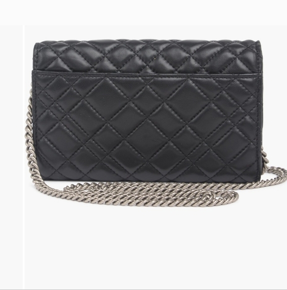 Kurt Geiger Brixton Black Quilted
Leather Chain Lock Crossbody - Picture 3 of 16